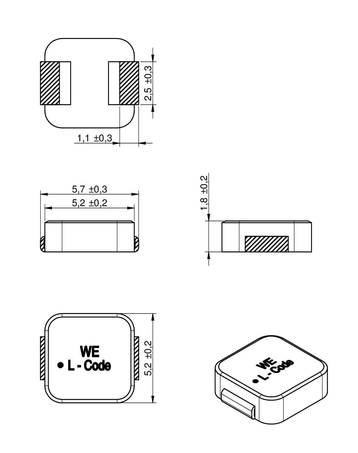 WE LHMI SMT Power Inductor Passive Components Würth Elektronik